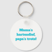 Team Blauw  - Gender Reveal Design キーホルダー (裏面)