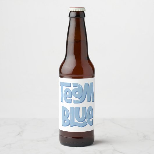 Team Blue  ビールラベル (正面)