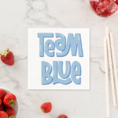 Team Blue Paper Napkin スタンダードカクテルナプキン (インサイチュ)