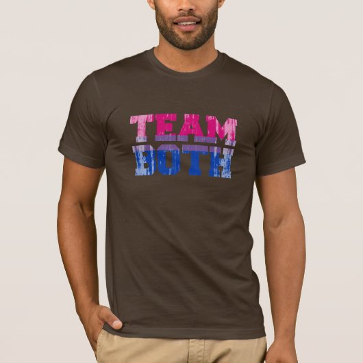 Team Both distressed.png Tシャツ (正面)