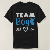 Team Boy  Baby Shower  Tシャツ (デザイン正面)