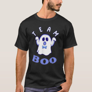 Team Boy Boo We Love You Halloween Gender Reveal P Tシャツ