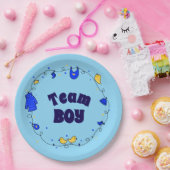 Team Boy Genderがパーティープレート ペーパープレート (パーティー)