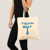 Team Boy Gender Revealトート トートバッグ (正面(商品))