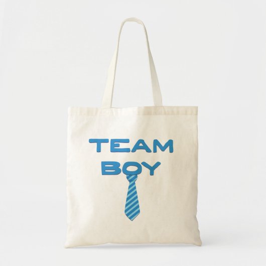 Team Boy Gender Revealトート トートバッグ (正面)