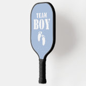 Team Boy Gender Reveal Party Game ピックルボールラケット (左)