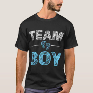 Team Boy Gender Reveal Party Soon To Be Baby Showe Tシャツ