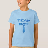 Team Boy Gender Reveal Shirt Tシャツ (正面)