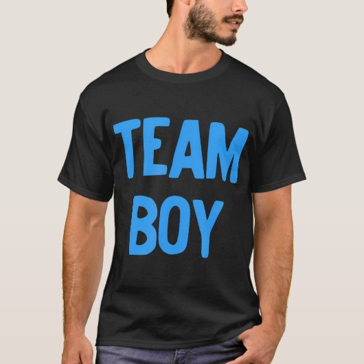 Team Boy Gender Reveal Shirt Team Blue Gender Reve Tシャツ (正面)
