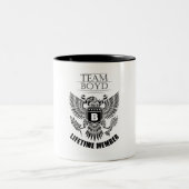Team Boyd Lifetimeメンバ ツートーンマグカップ (中央)
