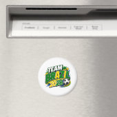 TEAM BRAZIL 2026 ファン | ブラジル国旗柄 マグネット (インサイチュ (食洗機))