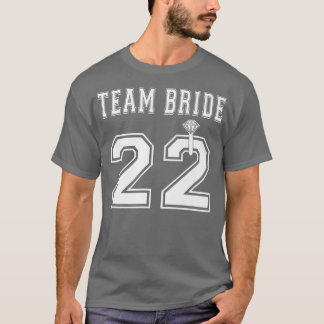 Team Bride 2022 Bridal Shower Matching Tシャツ