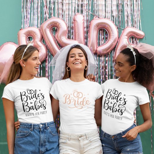 Team Bride Bachelorette Party Tシャツ