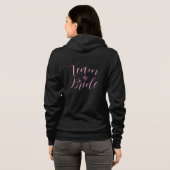 team bride Bachelorette Party T-Shirt Hoodie パーカ (裏面フル)