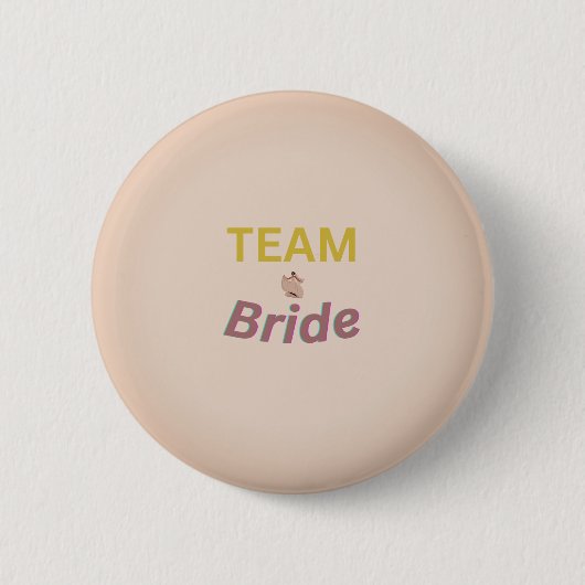 Team Bride button 缶バッジ (正面)