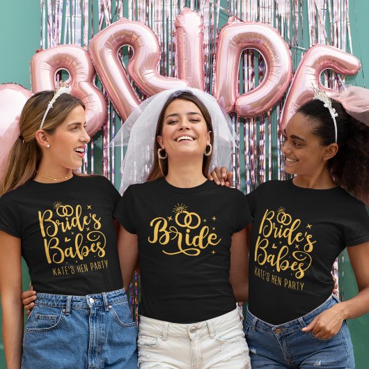 Team Bride , Funny Bachelorette Party Tシャツ