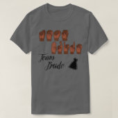 TEAM BRIDE in American Sign Language Tシャツ (デザイン正面)