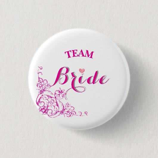 Team Bride ladkiwale badge  Button 缶バッジ (正面)