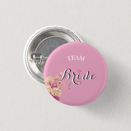 Team Bride ladkiwale badge  Button 缶バッジ (正面&裏面)