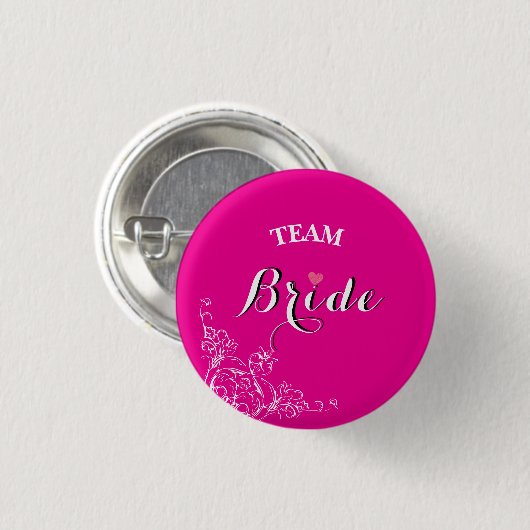Team Bride ladkiwale badge  Button 缶バッジ (正面&裏面)