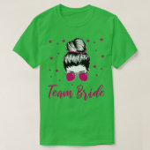 Team Bride Marry Bride Cool Hen Night  Tシャツ (デザイン正面)