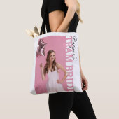 Team Bride Photo Tote Bag | Personalised Hen Party トートバッグ (クローズアップ)