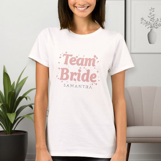 Team Bride T-Shirt for Bridesmaids  Tシャツ