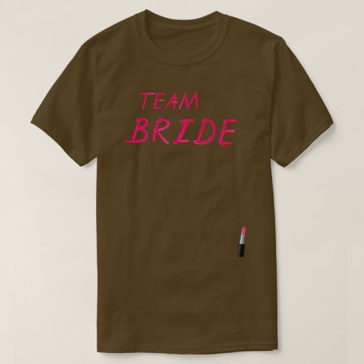 Team Bride, women, bachelorette party, bridesmaid, Tシャツ (デザイン正面)
