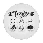 Team C.A.P Camping Apéro Pétanque カッティングボード (正面)