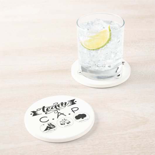 Team C.A.P Camping Apéro Pétanque コースター (側面)
