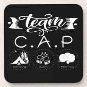 Team C.A.P Camping Apéro Pétanque コースター (正面)