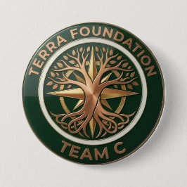 Team C – Terra Foundation Earth Emblem  缶バッジ