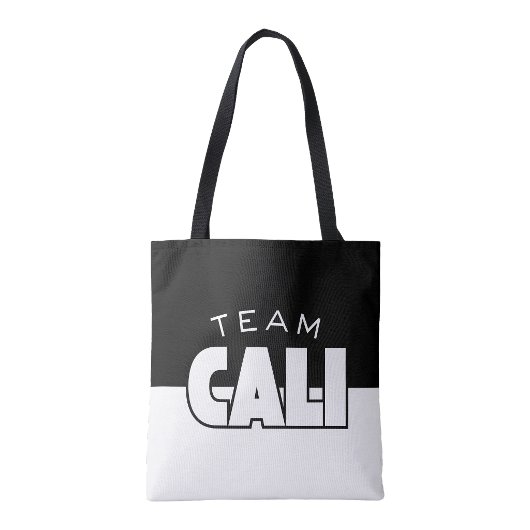 Team Cali reusable shopping tote bag トートバッグ