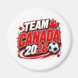 TEAM CANADA 2026 サッカー ファン | カナダ人 マグネット
