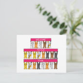 Team Cartoon Catsへようこそ ポストカード (スタンド正面)