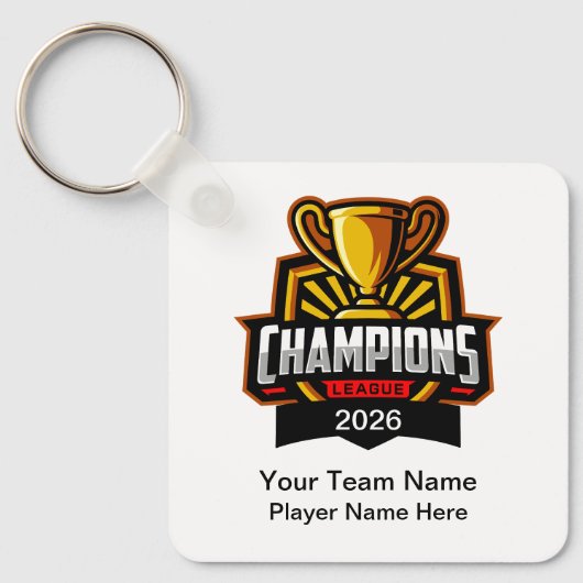 Team Championship Theme Bulk Custom Keychains キーホルダー (正面)