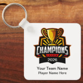 Team Championship Theme Bulk Custom Keychains キーホルダー (正面)