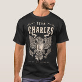TEAM CHARLESライフタイムメンバー。 Tシャツ (正面)