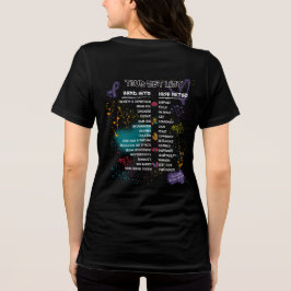 Team Cherokee アンブレイカブルツアー ウィメンズTシャツ (ブラック) トライブレンドＴシャツ