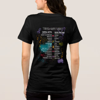 Team Cherokee アンブレイカブルツアー ウィメンズTシャツ (ブラック) トライブレンドTシャツ