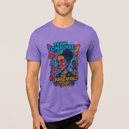 Team Cherokee Unbreakable Tour Men's Tee (Purple) トライブレンドＴシャツ