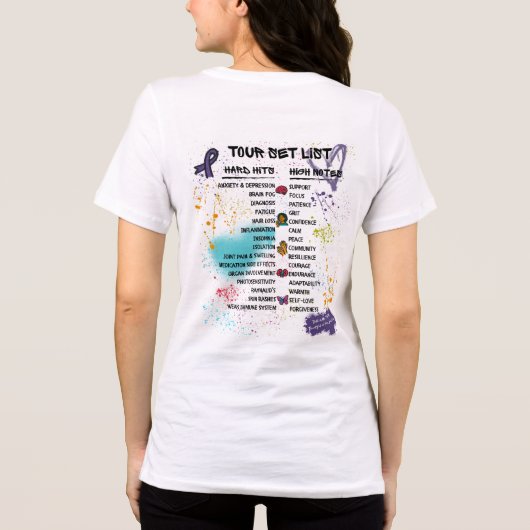 Team Cherokee Unbreakable Tour Women's Tee (White) トライブレンドＴシャツ (裏面)