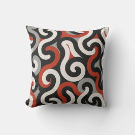 Team Colors (Red, Grey, Black,White) クッション