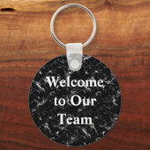 Team Companyのビジネスプロフェッショナルへようこそ キーホルダー (正面)