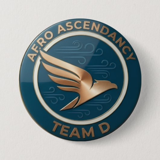 Team D – AF.RO Ascendancy Emblem | Elite Rising 缶バッジ (正面)