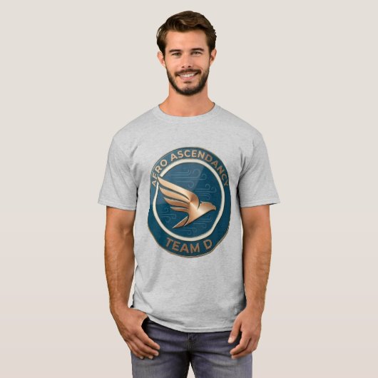 Team D – AF.RO Ascendancy Emblem | Elite Rising Tシャツ (正面フル)
