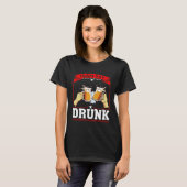 Team Day Drunk Beer Garage Day Drinker Tシャツ (正面フル)