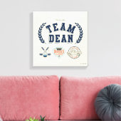 Team Dean Gilmore Girls Design キャンバスプリント (インサイチュ (リビング))