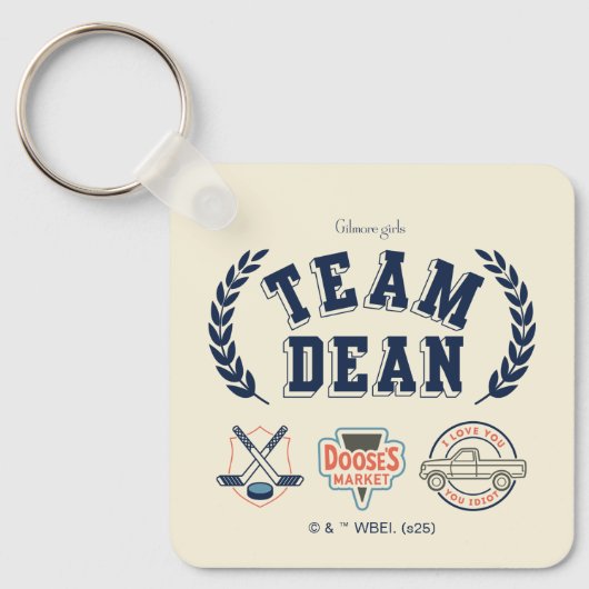 Team Dean Gilmore Girls Design キーホルダー (正面)