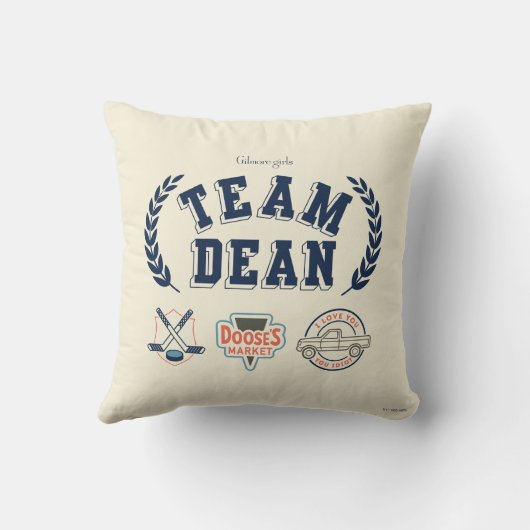 Team Dean Gilmore Girls Design クッション (裏面)